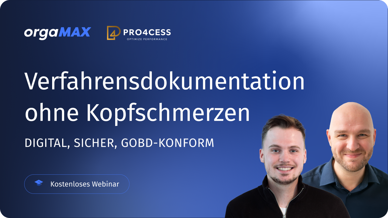 Verfahrensdokumentation ohne Kopfschmerzen