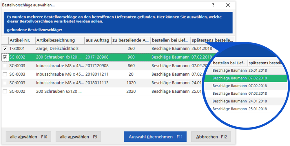 Vermeiden Sie Engpässe und Wartezeiten Vermeiden Sie Engpässe und Wartezeiten